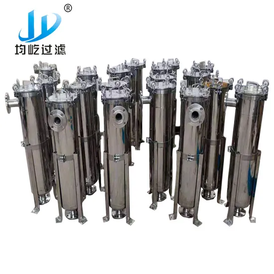 Stainless Steel Bag Filter Machine Chemical Filtration