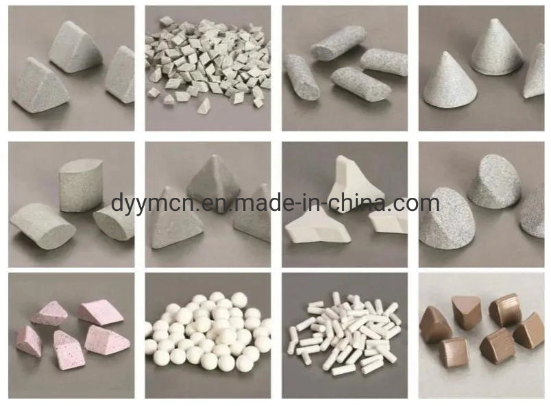 Plastic Deburring Polishing Media for Gems Stones Deburring Grinding and Cutting