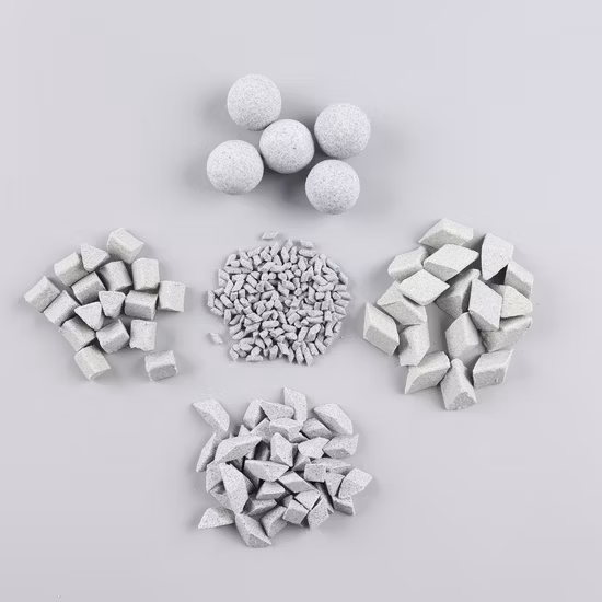 옥 보석 연마 미디어의 대량 진동 처리를 위한 도매 옥수수 COB 텀블링 미디어